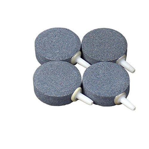 Aquaneat 1.5 Inch Air Stone Disc, 4 Packs, Aerator Bubble Diffuser, Air Pump Accessories For Hydroponics, Aquarium Fish Tank, Ponds, Dwc Reservoirs And Circulation System #TOP29