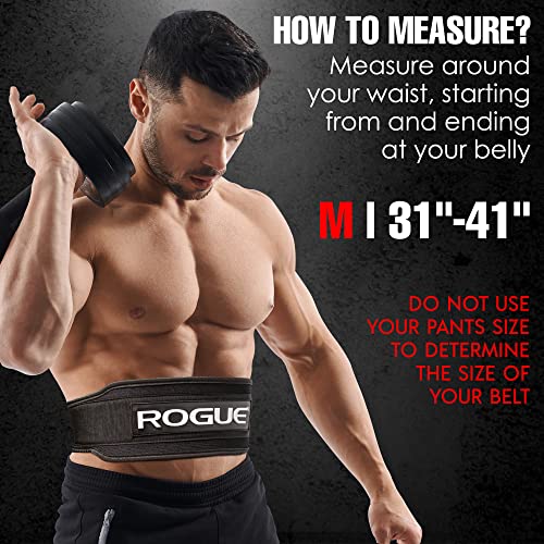 Rogue 5" Nylon Weightlifting Belt (Medium) #TOP4