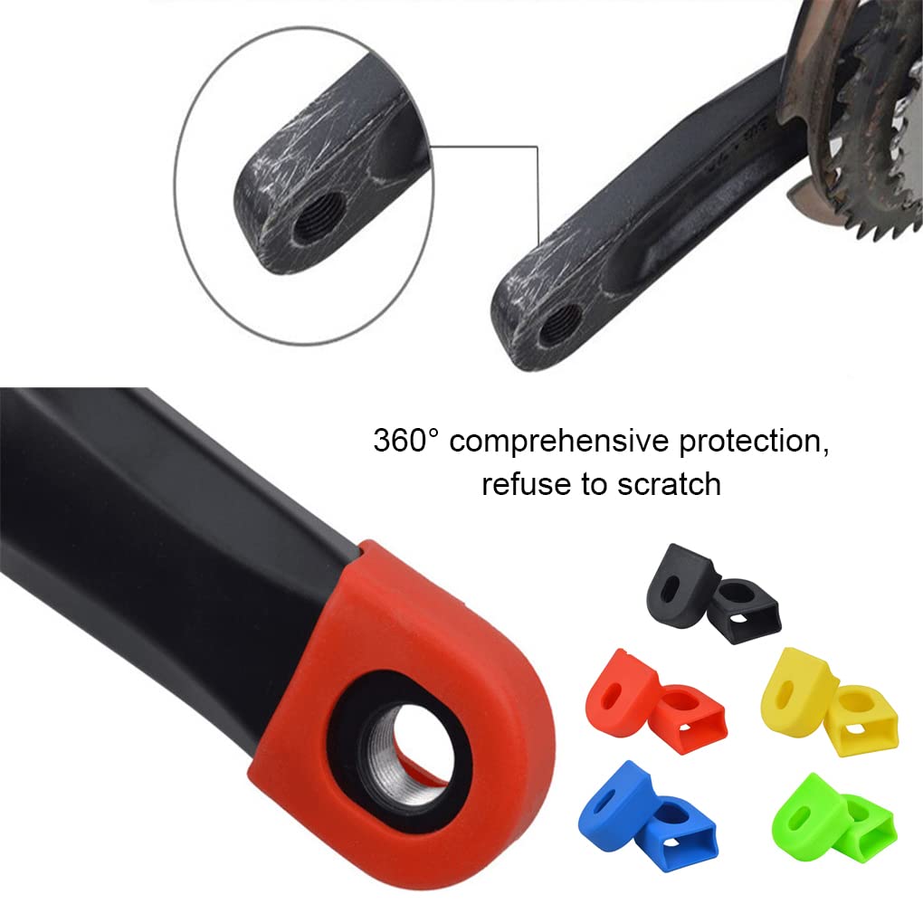 Tappi Pedivella Per Bici Grigi - Coppia Da 23mm Adatti A La Maggior Parte Dei Modelli A 3 Pezzi