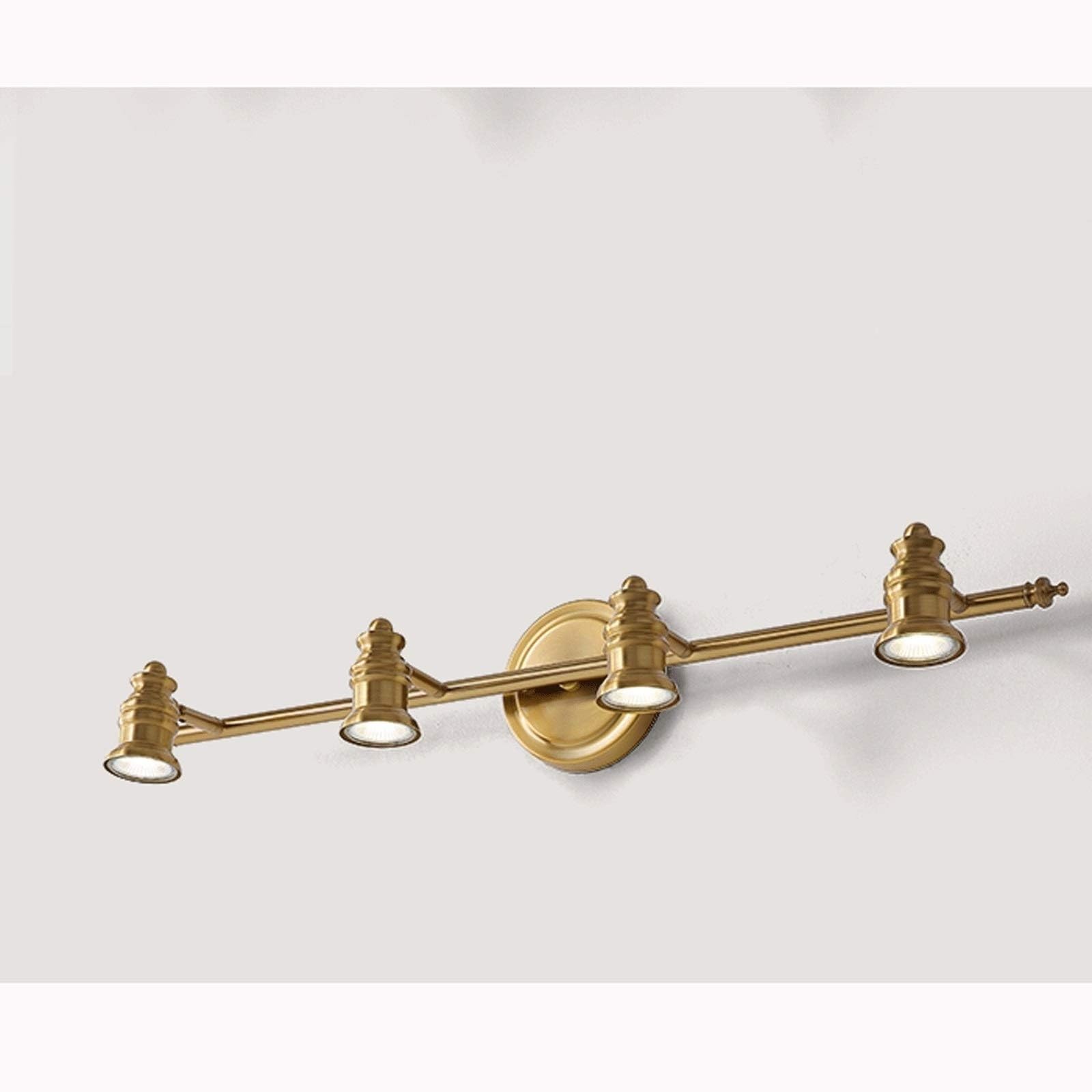 Lampada da parete per bagno a 4 luci, applique indoor a forma di campana stile industriale, lampada a muro montabile per corridoio, cucina e soggiorno
