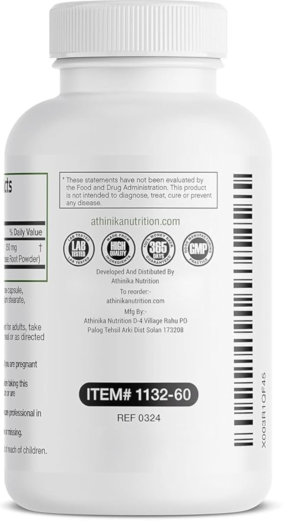 Rhodiola Rosea Vegetarian Capsules, Adaptogenic Herb for Mood Support
