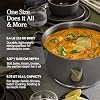Our Place Titanium Perfect Pot Pro | 6.75 Qt Stock Pot with Lid & Silicone Spoon | PFAS-Free Nonstick, Fully-Clad Tri-Ply Stainless Steel & Aluminum | Induction & Oven-Safe up to 1000°F | Chrome #4