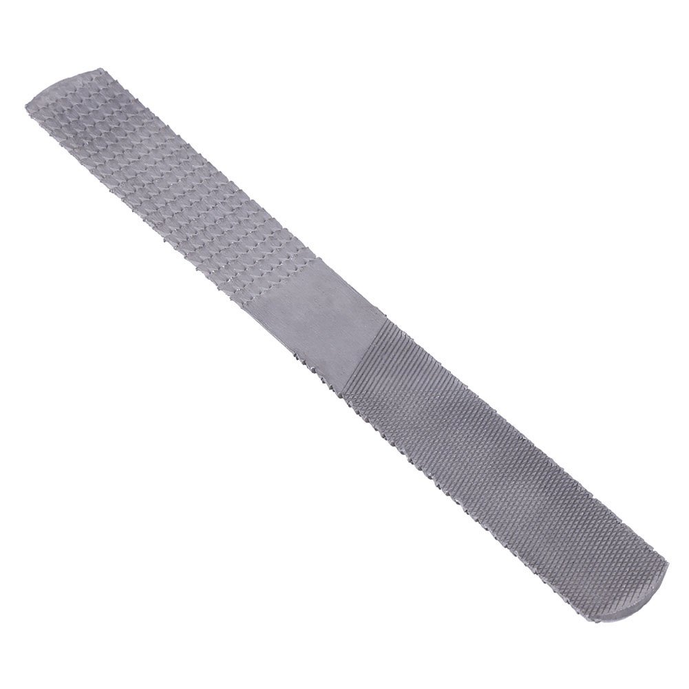 4 w 1 8 cali / 200 mm stalowy płaski pilnik półokrągły stolarski narzędzie ręczne do drewna do drewna metalowe plastikowe opakowanie wielokrotnego użytku socialme-eu