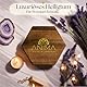 Anima Premium 7 Chakra Kristalle Steine Set – Edelsteine Heilsteine mit Rosenquarz, Amethyst und Lapislazuli in einer Holzbox für Heilung – Spirituelles Geschenk für Frauen mit Anleitungsheft