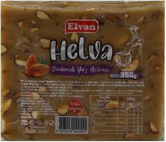 Summer Halva with Almonds 350 Gr. (1 Pack)