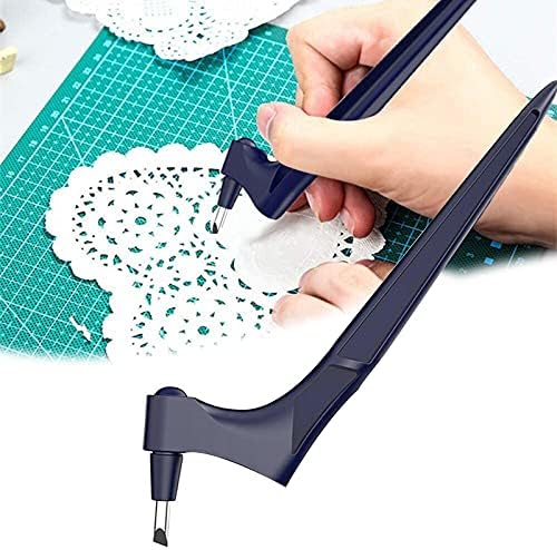 WYBF, Craft Cutting Tools Precision Stainless Steel Craft Knives with 360degree Rotating Blade Art Cutting Tool for Craft, Hobby, Scrapbooking, Stencil