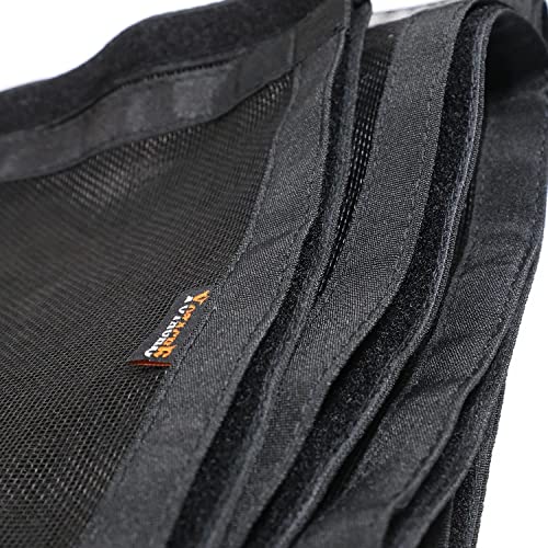 Yotache Magnetic Screen Door Fits Door Size 74 X 80, Screen Size 76" X 81" Double Door Screen Mesh For Sliding Door #TOP4