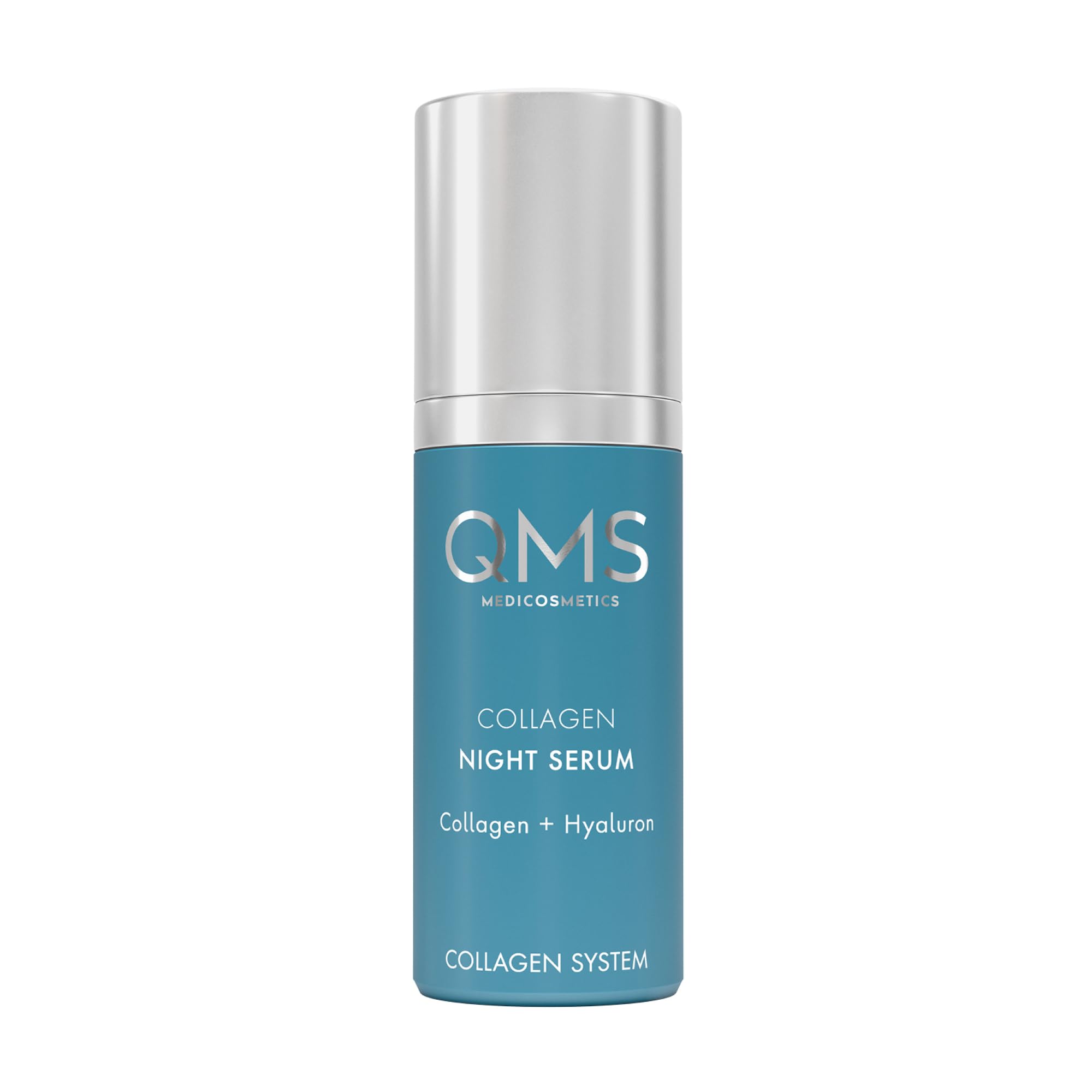 QMS Medicosmetics Collagen Night Serum – Advanced, Firming, Anti-Aging Skin Care Instantly Reduces Fine Lines + Minimizes the Appearance of Wrinkles