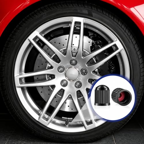 Miniatura 10 de 18 Tapones Rueda Coche 16 2 De Regalo, Pack De 18 Tapón Válvula Rueda Coche Universales Con Anillo De Seguridad Que Evita Fugas. Para Coche, Moto, Bicicleta Y Patinete Electrico.