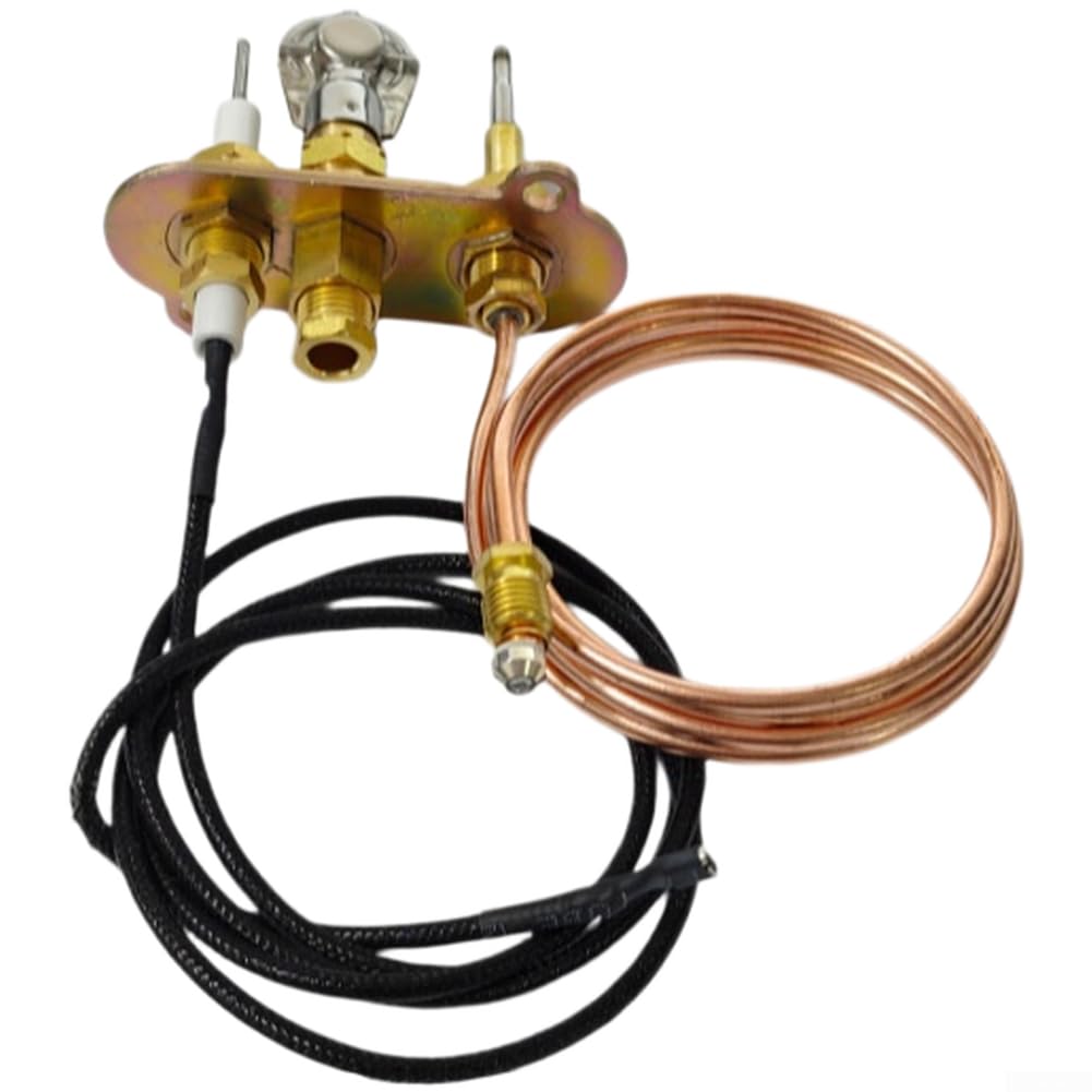 Quemador de llama con termopar para estufa de gas con cableado largo de 900mm