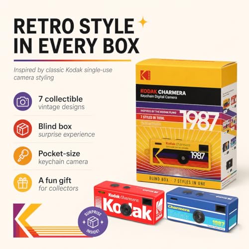 Kodak Charmera Key Chain Digital Camera Bundle - image 3