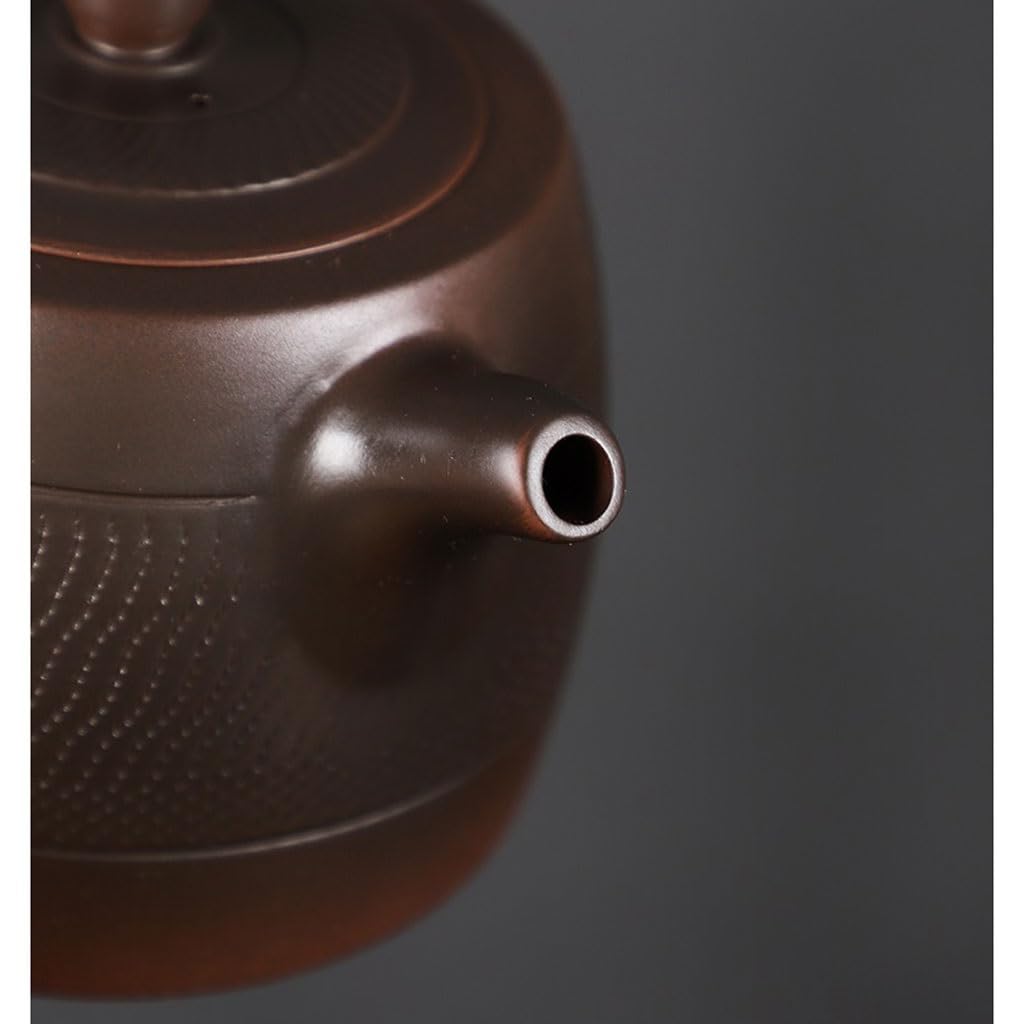 Bollitore da tè 250 ML pentola fatta a mano Set da tè domestico teiera singola teiera decorativa retrò tè pomeridiano tè in ceramica infusore