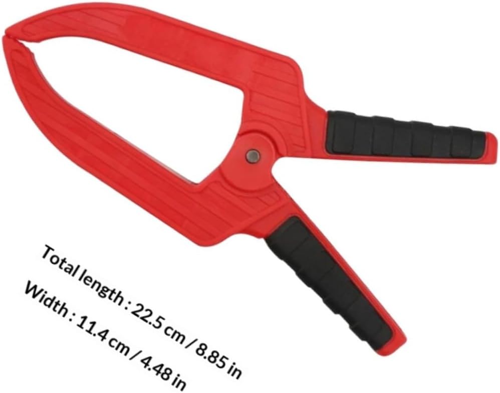 9-inch A-shaped Woodworking Clamp, Long Throat Spring Clamp with 110mm Deep Jaw, Plastic Carpentry Clip for Woodworking and Carpentry Projects