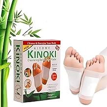 BODARA Kinoki Cleansing Detox Foot Patches - 30 Adhesive Pads Kit for Natural Toxin Removal & Foot Health (30 Patches, pack of 03 box)