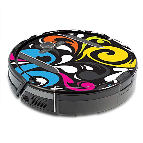 Image of MightySkins Skin Compatible with Shark Ion Robot R85 Vacuum Minimum Coverage - Swirly | Protective, Durable, and Unique Vinyl wrap Cover | Easy to Apply, Remove, and Change Styles | Made in The USA