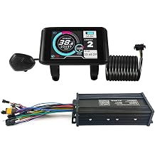 ebike 36V 48V 52V 1000W-1500W 35A 3-Mode Sine Wave Brushless Controller with UKC1 SW900 EN06 LCD Display Electric Bicycle