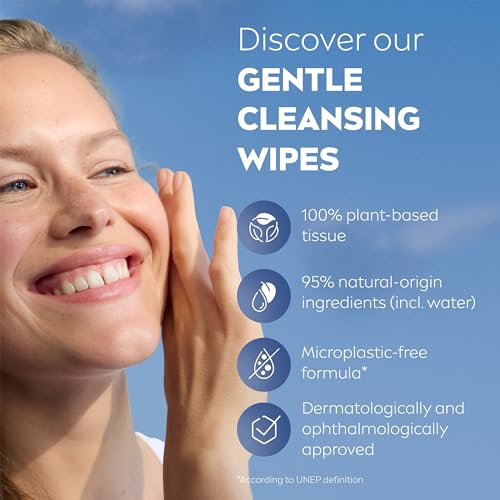 NIVEA 3in1 Refreshing Cleansing Wipes Normal Skin and Combination Skin (25 Wipes), Plant-Based Makeup Remover Face Wipes, Gentle Yet Effective Makeup Removal - Image 5
