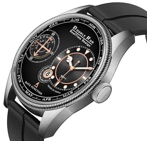 DOUBLERUN S-180-00 Black Silicone Magnetic Watch - Image 3