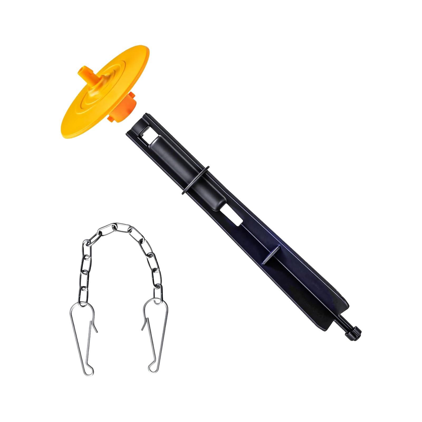 Toilet Tanks Repair Parts Set Contains Lid Guide Chain Long Lasting Construction for Single Flush Systems Toilet Maintenance Set