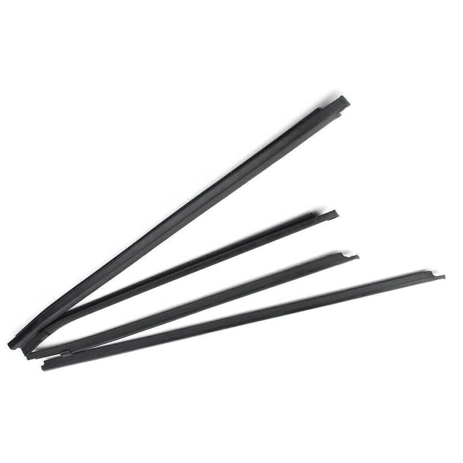 Hlwxmdz One Color 4Pcs Car Outer Door Windows Rubber Weatherstrip Sealing Strip For Toyota For Hilux Sr5 For Vigo / Mk6 2005-2014 Car Window Seals