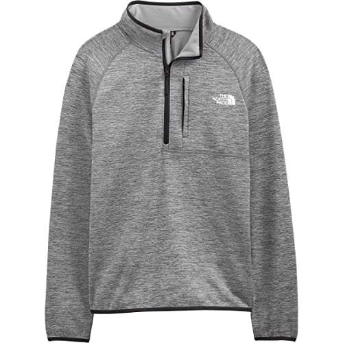 The North Face Men's Canyonlands Half Zip Pullover Sweatshirt, Tnf Medium Grey Heather, Small #TOP2