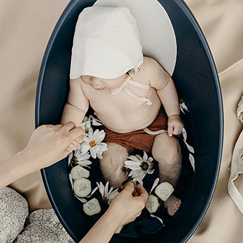 Beaba By Shnuggle Baby Bath Tub With Little Baby Bum Bump Support And Cozy Foam Back Rest, Baby Tub, Infant Bathtub, Baby Essentials 0-12Mths Midnight #TOP6