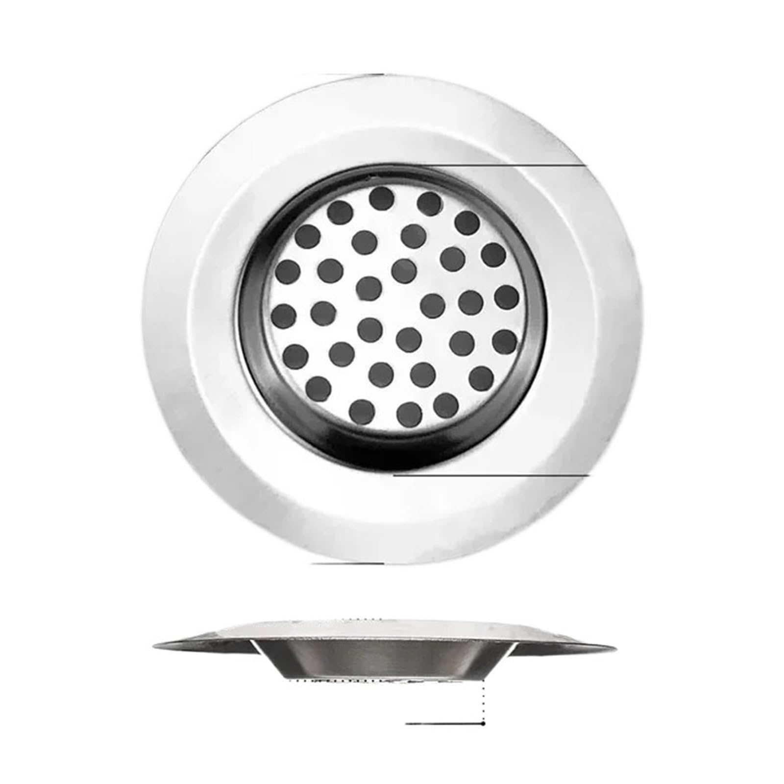 Sink Strainer Waste 3pcs Stainless Steel Sink Mesh Filter