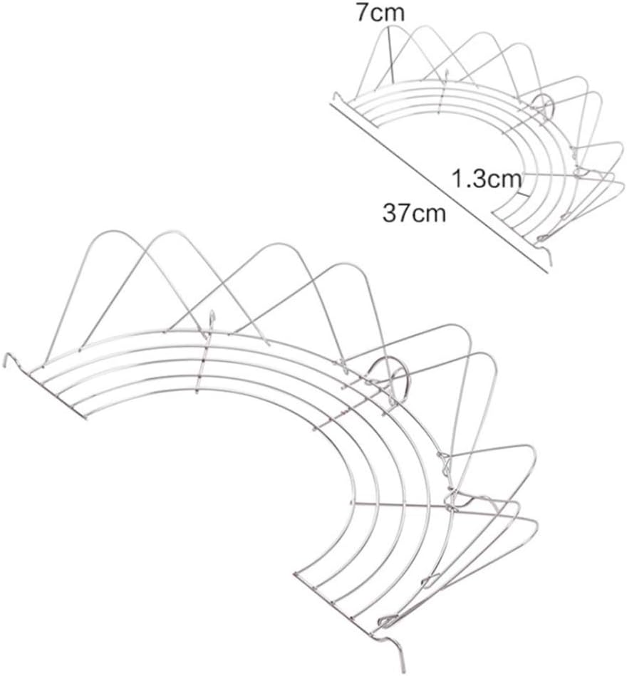 Kichvoe 2pcs cooling rack Pot tempura rack canning stainless steel strainer drainer for tempura frying food holder wok drain Fry Pan fryer fried bet