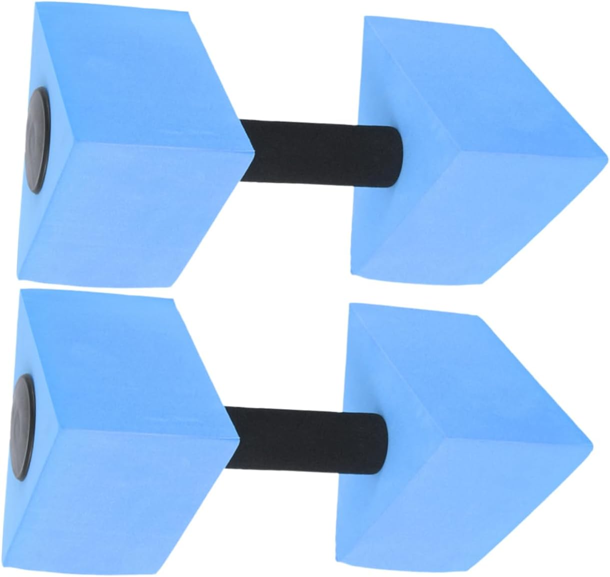 2pcs Water Weights Eva Triangle Dumbbells for Aquatic Exercise Resistance Training Equipment for Water Aerobics and Pool Workouts Strength and Endurance Builder for Women