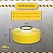 Mighty Line UltraLine Solid Floor Marking Tape for Safety, Caution, Warning, Heavy-Duty, Peel and Stick Adhesive, Beveled Edge Design, Industrial Quality, 2 Inch, 100' Roll, Yellow