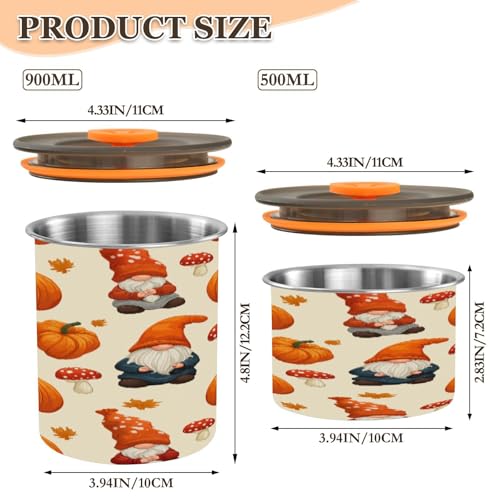 Envase Airtight para Café de Acero Inoxidable 500 ml miniatura 2
