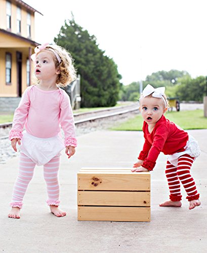 Image of RuffleButts Baby /Toddler Girls Footless Ruffled Tights