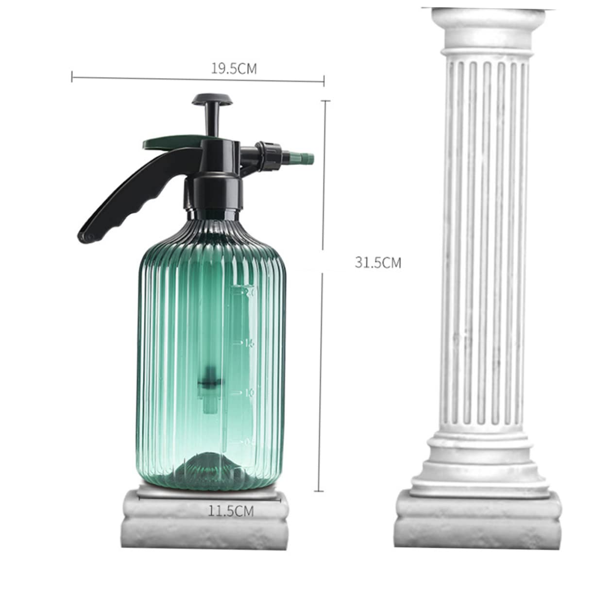 POPETPOP 2pièces Bouteille De Pulvérisation Manuelle Arrosoir à Pression Pour Jardinage Et Coiffure Vaporisateur Plastique Multi-usages