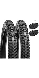 YunSCM 2本セット,14 2.125 タイヤ,14x2.125 57-254 自転車タイヤ+チューブ米式バルブ32mm,適用 14インチ 2.125 マウンテンバイク、子供用自転車,Y-1135 Amazon | YunSCM 2本セット,14 2.125 タイヤ,14x2.125 57-254 自転車