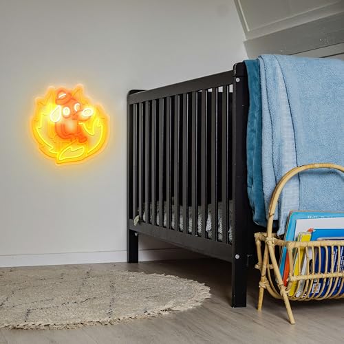 Image of Fine Dog Neon Sign, Funny Dog LED Neon Light Sign, USB Powered with Dimmable Switch, LED Sings for Bedroom Children Gift Home Art Wall Decoration 12.99 * 13.18inches