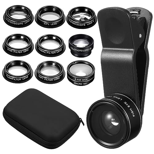 KITANDOVE 1 Satz Handyobjektiv Kameraobjektiv-Set Mit Weitwinkel Und Makroobjektiv Für Handy Multifunktionsobjektiv