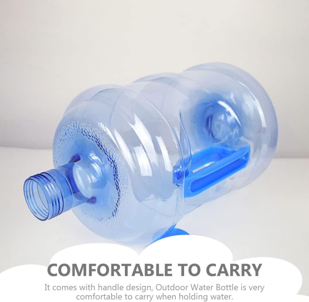BESPORTBLE Thicken Water Jug 5L Mineral Water Bottle Portable Water Bucket for Car Outdoor Hiking Survival Backpacking Travel Supplies