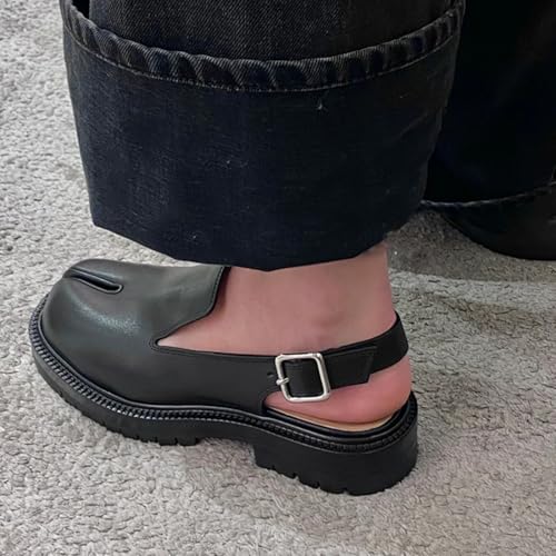 Women’s Retro Split Toe Sandals with Slingback Straps - Thick Sole, Non-Slip & Breathable for All Seasons - Stylish Casual Footwear for Beach & Daily Wear2