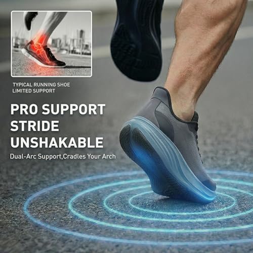 Image of ANTA Men's PG7 3.0 Cushioning Running Shoes Enhanced Lateral Support Athletic Sneakers Lightweight and Breathable Shoes for Gym Walking and Standing