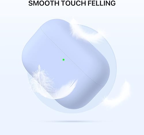 Miniatura 2 de Miracase - Funda protectora de silicona líquida para Airpods Pro, triple capa protectora, funda de carga para AirPods Pro, 2019, con luz LED