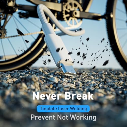 Extra Langes 5M USB C Ladekabel, 3.1A Schnellladekabel, USB anf Typ C Kabel geflochten für PS5 Controller, Samsung Galaxy S10/S9/S8 Plus, Note 10 9 8, LG V30 V20 G6 G5, Moto, LG, HUWEI, Mi9/8,etc Weiß