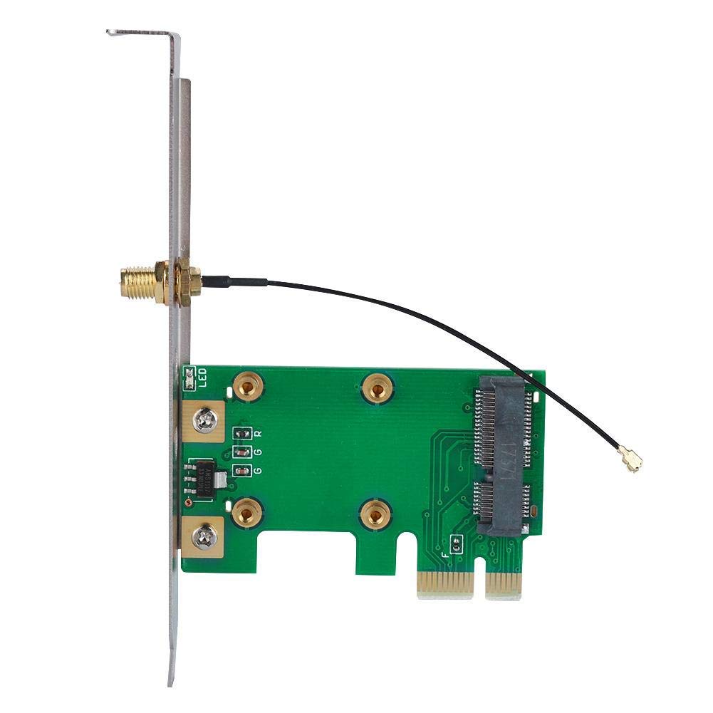 PCIe to Mini PCIe Adapter - Wireless Network Card Converter -8