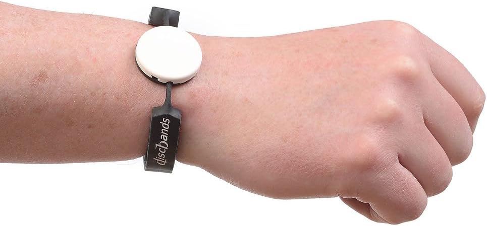 Miniatura 5 de Discbands - Pulsera de posesión alternativa para árbitros Baloncesto Lacrosse Oficiales Choice Home Away Negro Blanco