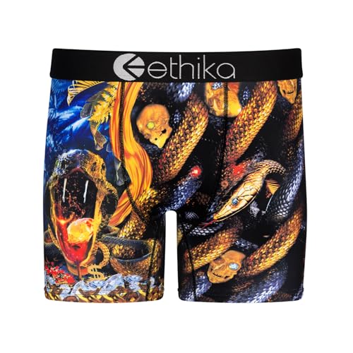 Ethika Cueca boxer masculina MID | Venom dourado, Veneno dourado, P