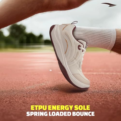 Image of ASIAN Hypercushion Mojo-08 Men's Premium Sneaker with E-TPU Midsole | Memory Foam Technology with TPR Low-Top Style | Ideal for Travel & Daily Style