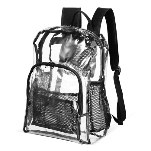Mochila escolar de gran capacidad MAGICLULU con correas ergonómicas en color negro unisex