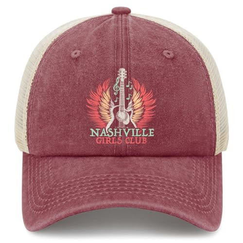 Nashville Girls Club Sun Hats Outdoor Cap for Mom Black