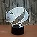 Produktbild CRRQQ Netter Panda 3D-LED-Nachtlicht Bunte Visuelle Kinderlampe Touch-Fernbedienung 3D-Tabellen-Lampe for Kinder besten Geschenk