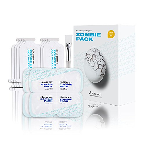 Skin1004 Zombie Pack (set of 8 facial treatments) - Special facial mask for sebum controlling, pore-tightening, hydrating, and rejuvenating effect