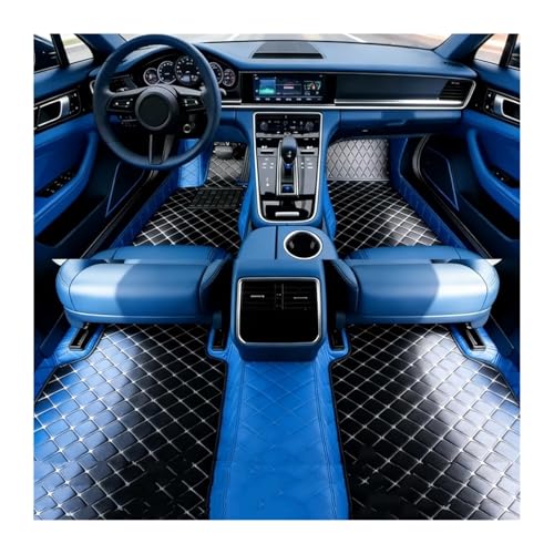 Tapis de sol voiture en cuir luxe pour Peugeot 407 protection sur mesure